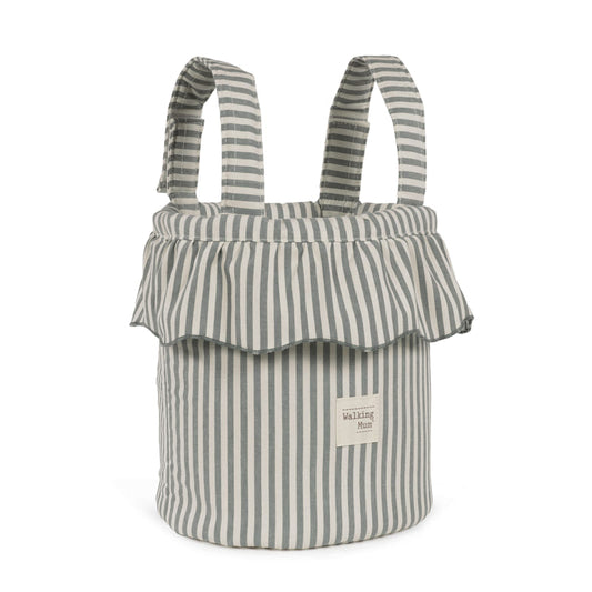 BORSA BUCKET STRISCE MATCHA
