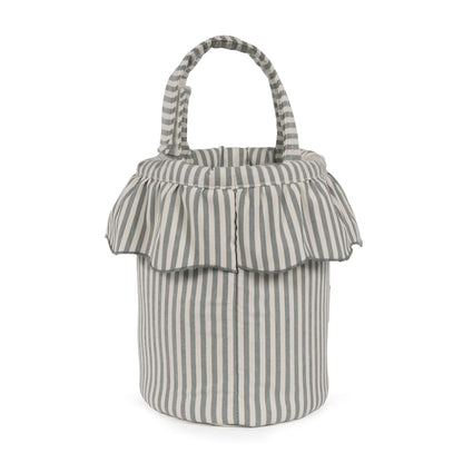 BORSA BUCKET STRISCE MATCHA