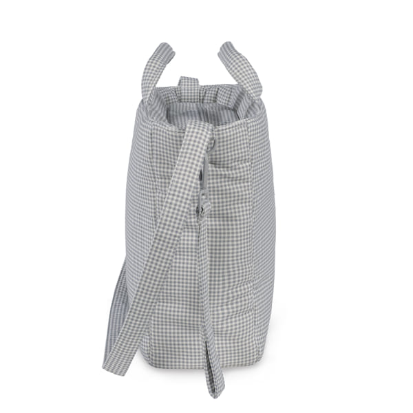 BORSA FASCIATOIO LITTLE BLOOM VICHY GRIGIO