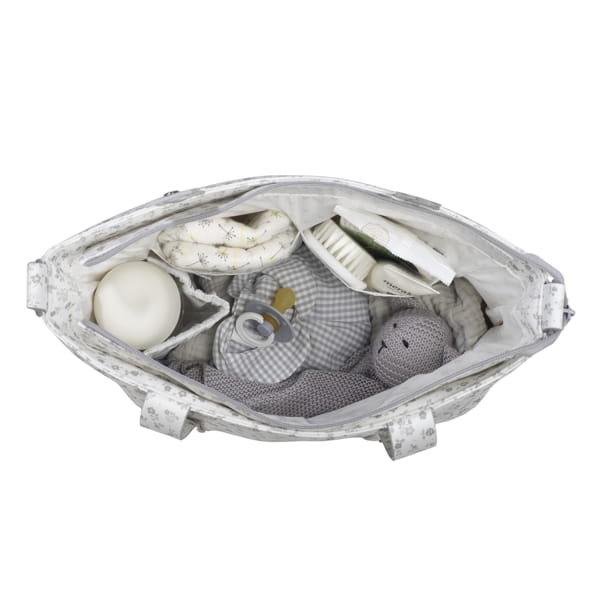 BORSA CROSSBODY LITTLE BLOOM FIORI GRIGIO