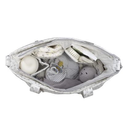 BORSA CROSSBODY LITTLE BLOOM FIORI GRIGIO