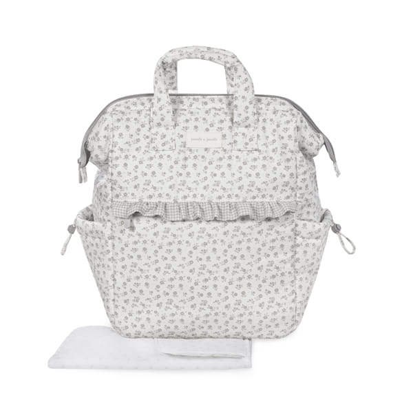 ZAINO LITTLE BLOOM FIORI GRIGIO