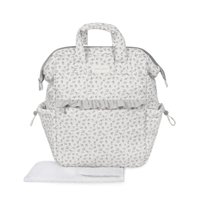 ZAINO LITTLE BLOOM FIORI GRIGIO