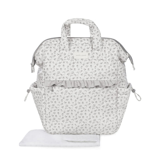 ZAINO LITTLE BLOOM FIORI GRIGIO