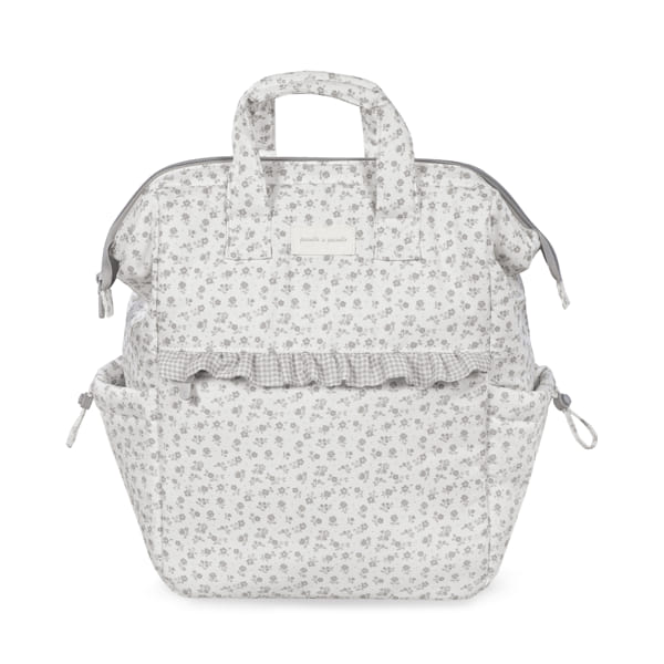 ZAINO LITTLE BLOOM FIORI GRIGIO