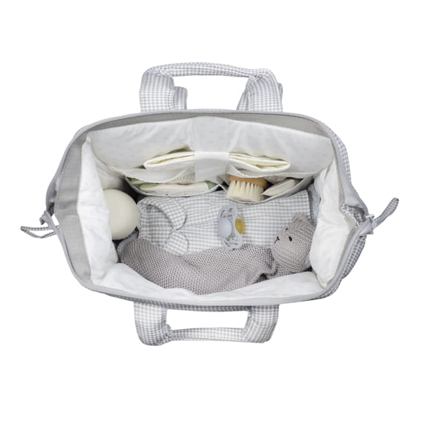 ZAINO LITTLE BLOOM VICHY GRIGIO