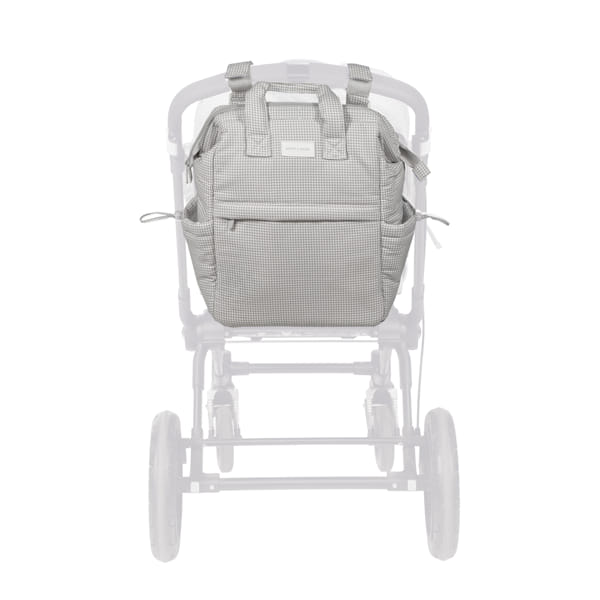 ZAINO LITTLE BLOOM VICHY GRIGIO