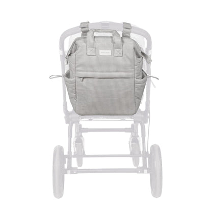 ZAINO LITTLE BLOOM VICHY GRIGIO