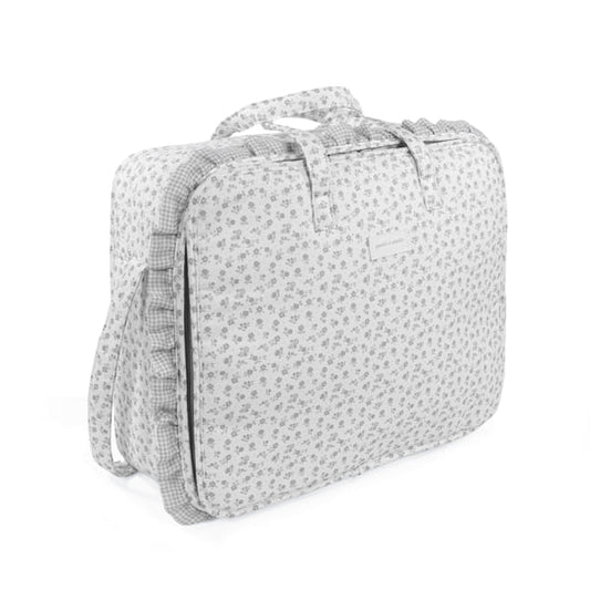VALIGIA LITTLE BLOOM FIORI GRIGIO