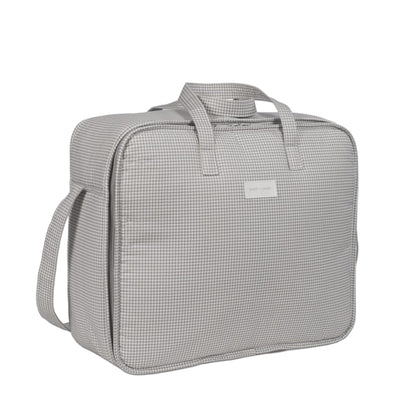 VALIGIA LITTLE BLOOM VICHY GRIGIO