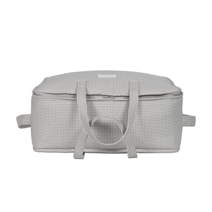 VALIGIA LITTLE BLOOM VICHY GRIGIO
