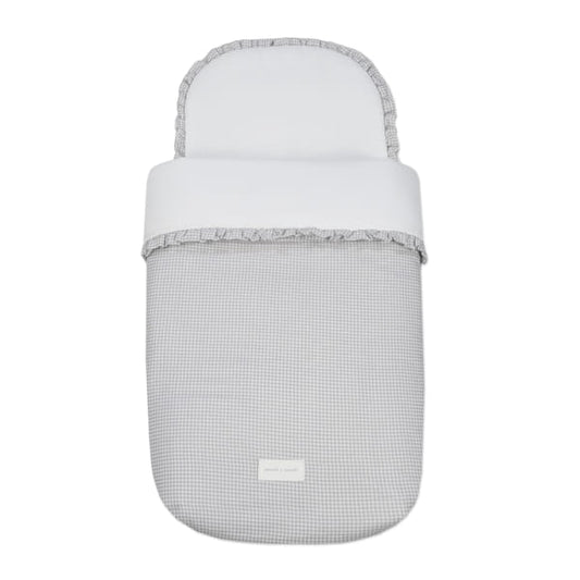 SACCO NANNA LITTLE BLOOM VICHY GRIGIO TOG 2,5