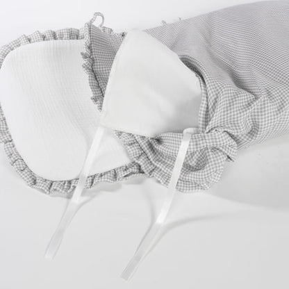 SACCO NANNA LITTLE BLOOM VICHY GRIGIO TOG 2,5