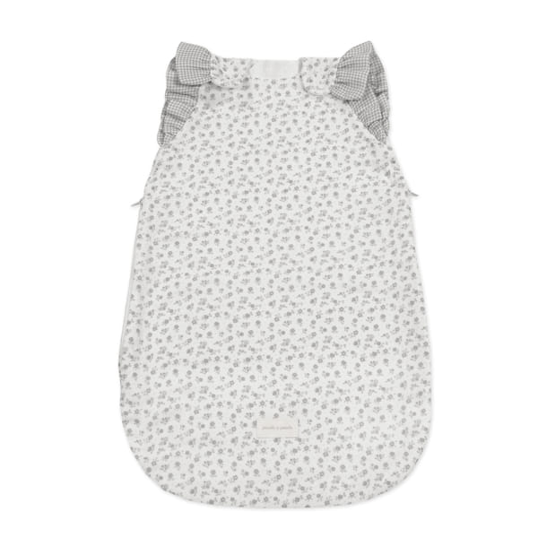 SACCO NANNA ESTATE LITTLE BLOOM FIORI GRIGIO TOG 0,5