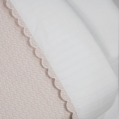 PIUMINO PER CULLA + LENZUOLO CON ANGOLI + CUSCINO 120X60 CM MAISON TENDER FIORI TOG 2,5