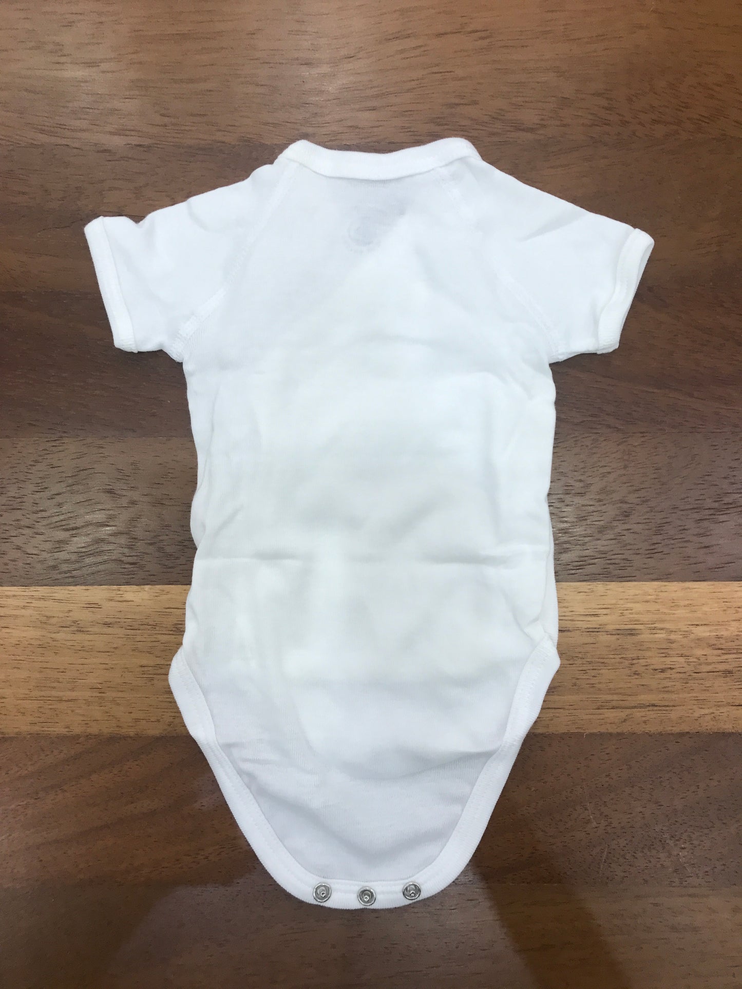Body Petit Bateau coppia antipanico mezza manica di cotone bianco