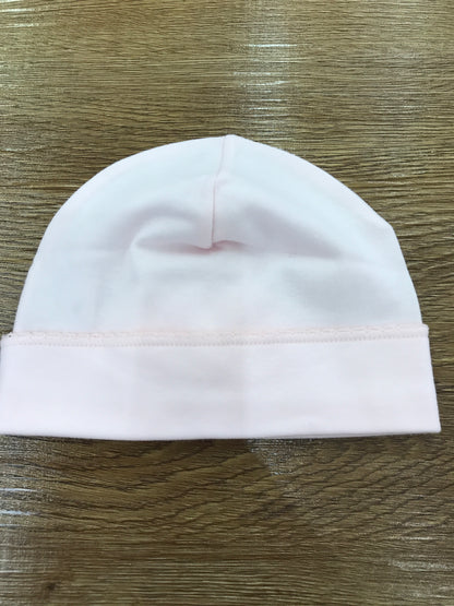 Coordinato Sofija in caldo cotone rosa con piccoli orsetti e fiocchetti