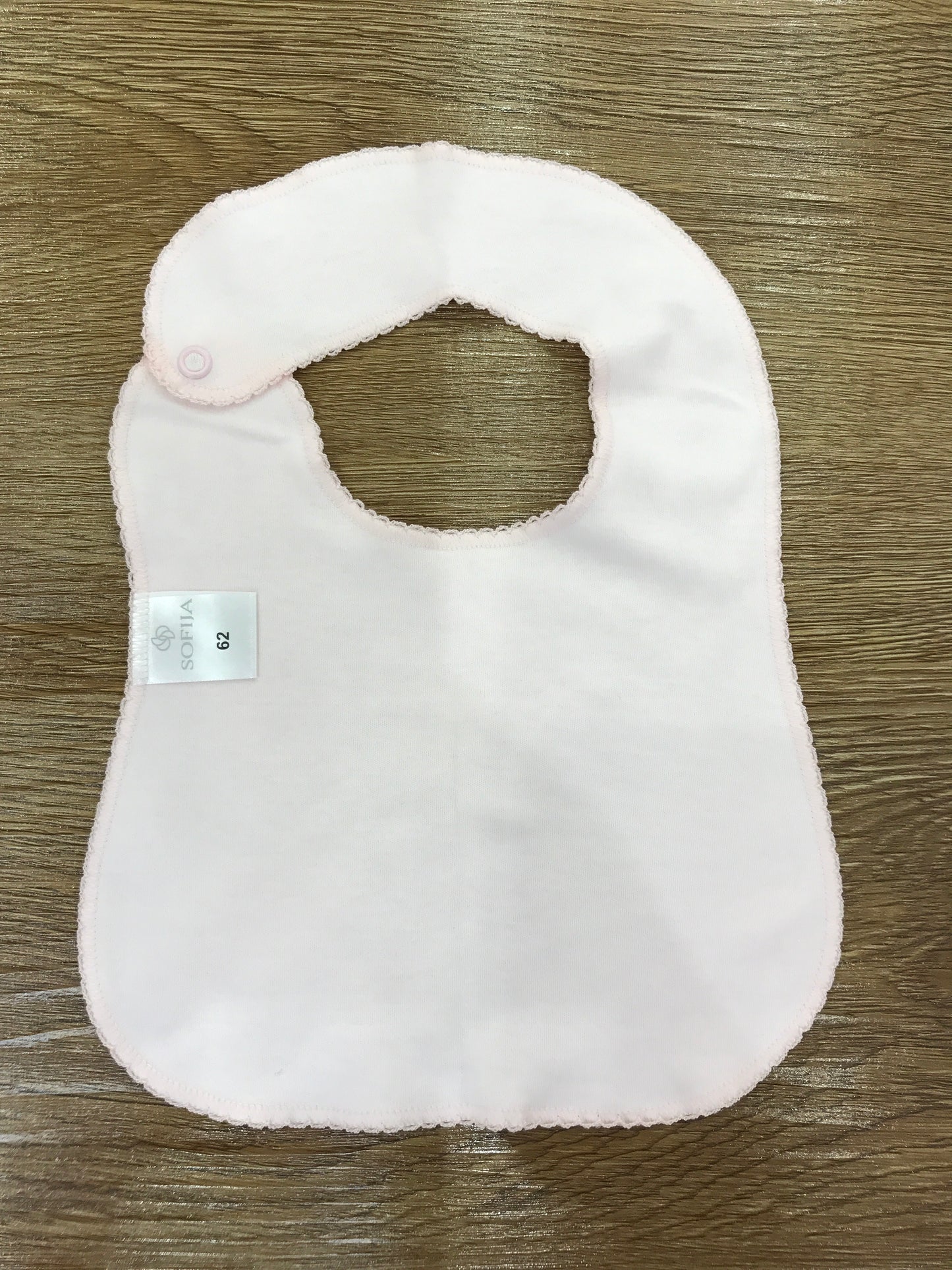 Coordinato Sofija in caldo cotone rosa con piccoli orsetti e fiocchetti