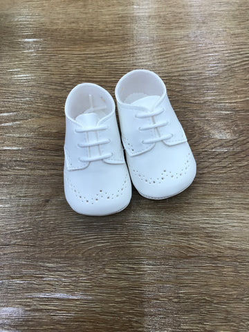 Scarpe Paz Rodriguez in pelle con lacci e dettagli sulla punta