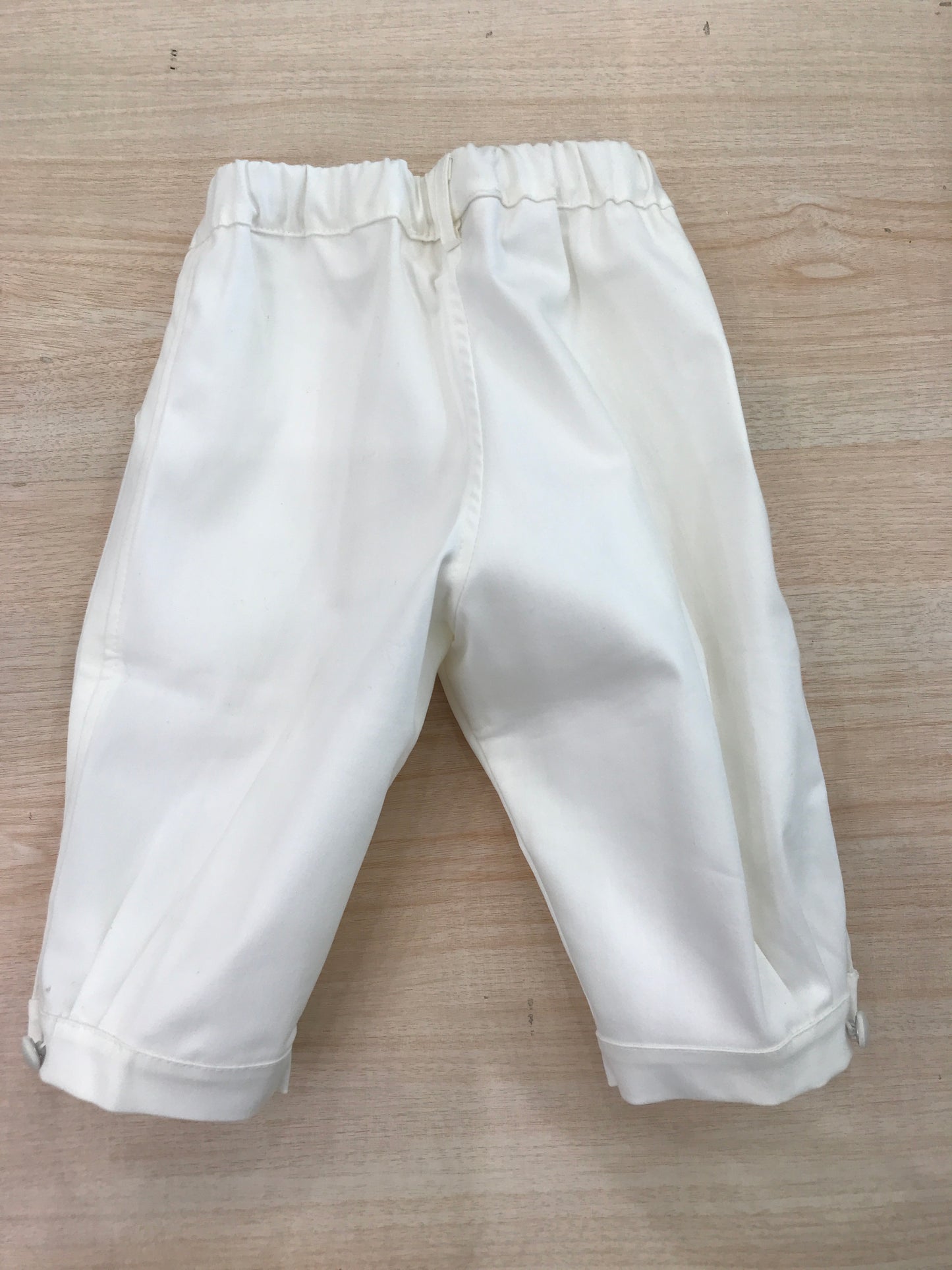 Pantalone Cielo Blu in cotone lucido a sbuffo con striscia laterale