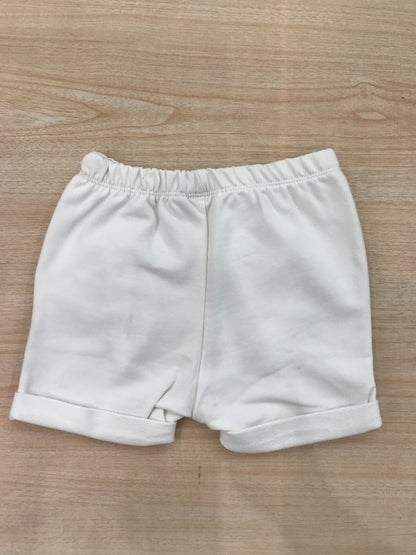 Pantalone Paz Rodriguez in cotone corto bianco con elastico