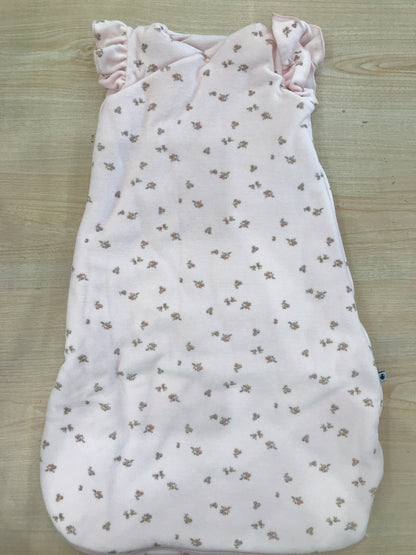 Sacco Nanna Petit Bateau rosa con fiorellini e rusche con zip TOG 3