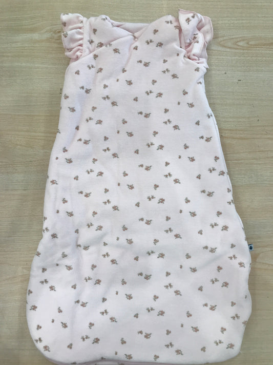 Sacco Nanna Petit Bateau rosa con fiorellini e rusche con zip TOG 3