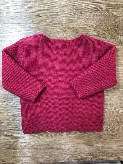 Cardigan Laranjinha in lana con piccoli bottoncini sul davanti