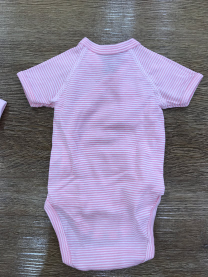 Body Petit Bateau tris mezza manica antipanico con fiori e righe