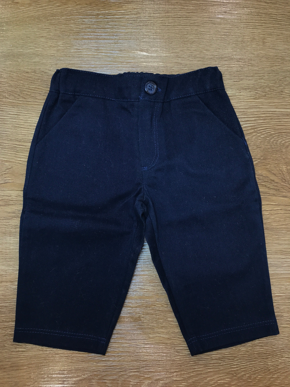 Pantalone Coccodè blu scuro con tasche sul davanti ed elastico in vita