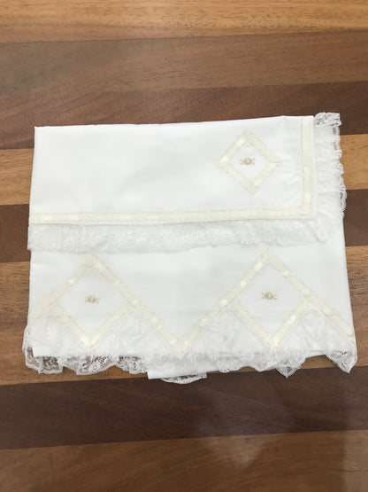 Lenzuolino lettino Pizzo