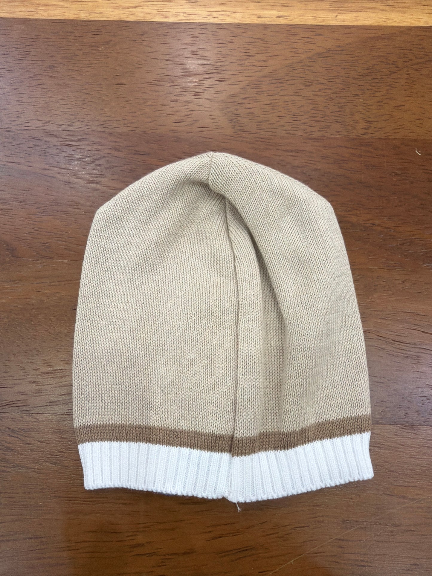 Cappello Colori Chiari infilo di cotone tortora e bianco