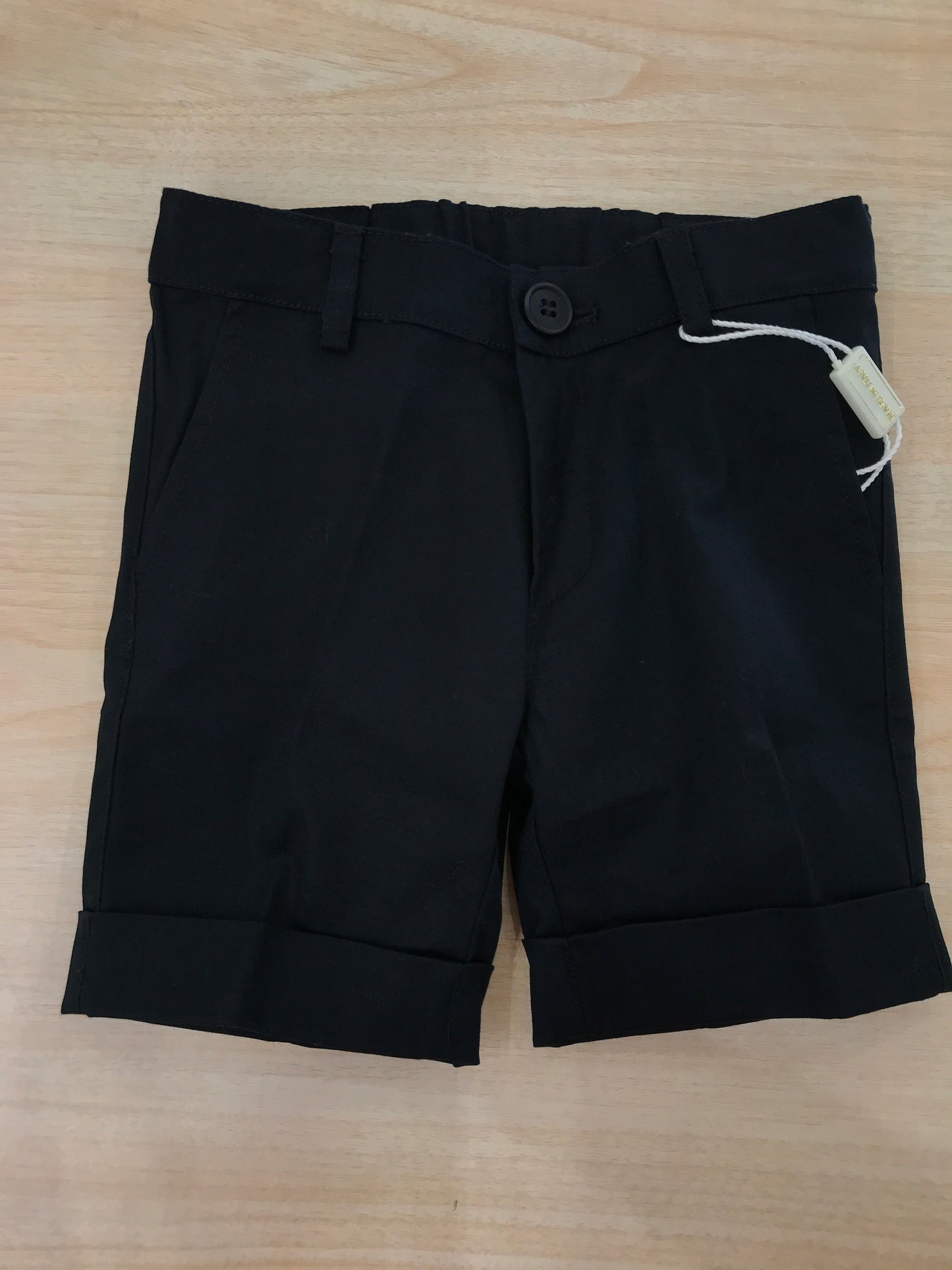 Pantalone Cielo Blu in cotone blu scuro con tasche sul davanti