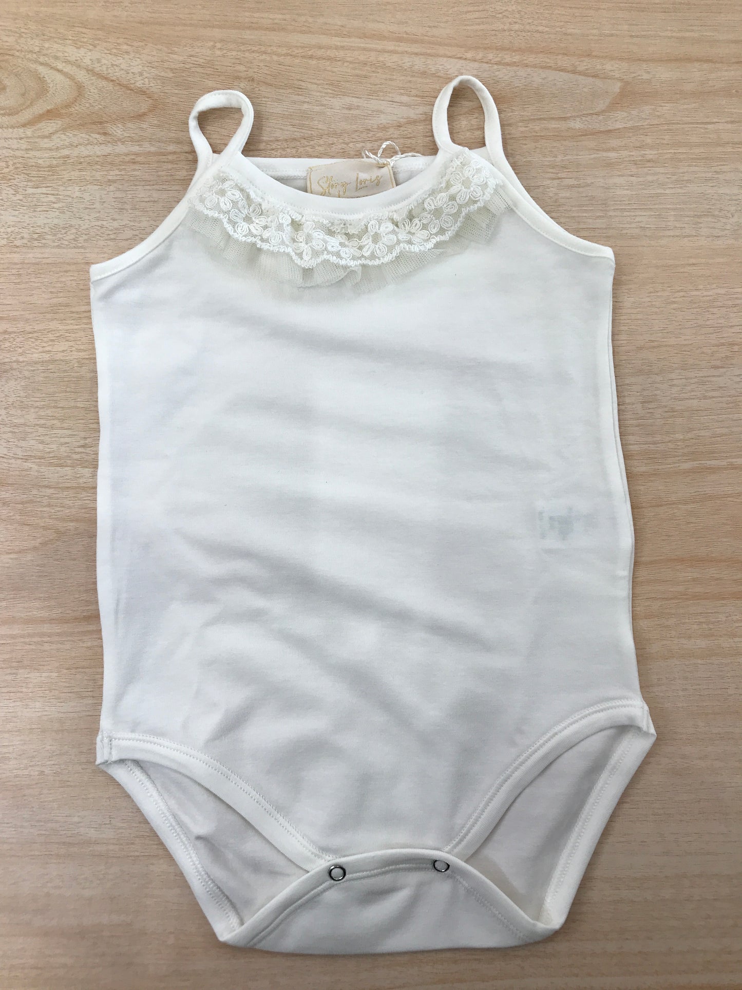Body Story Loris Luxury in cotone a bretelle con rusche al collo