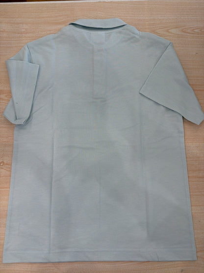 Polo Lacoste in cotone mezza manica con bottoncini e logo ricamato lateralmente unisex