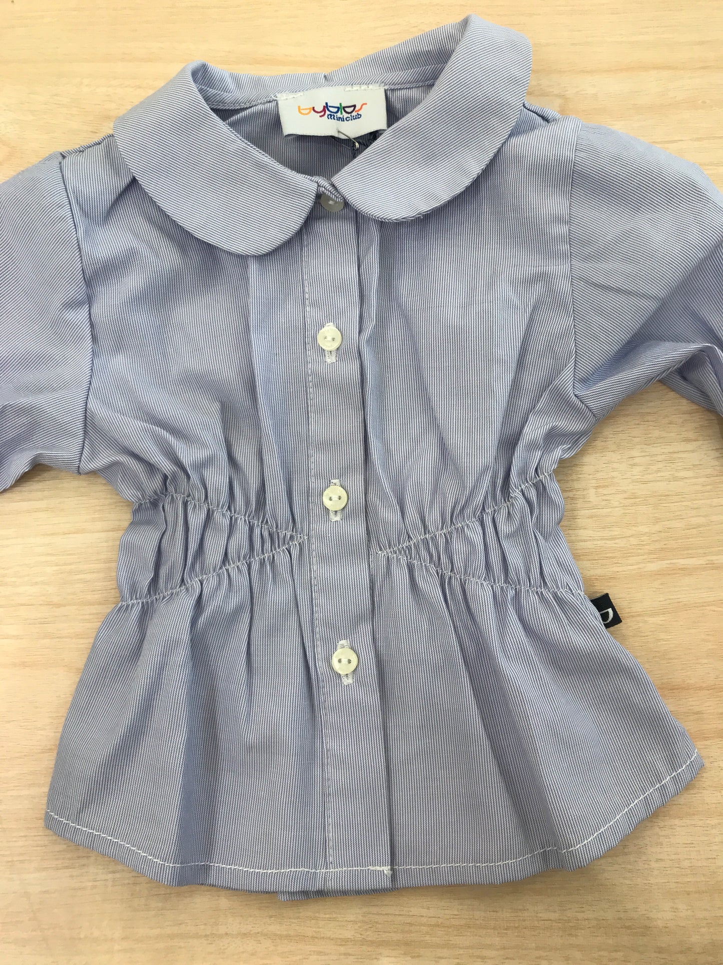 Camicia Byblos a quadretti manica lunga arricciata anche in vita con bottoncini