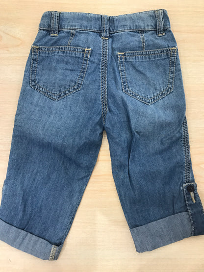 Jeans Nanan lavaggio chiaro con risvolto con tasche sul davanti e sul retro