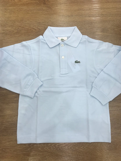Polo Lacoste manica lunga con polsini e bottoncini