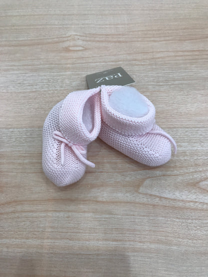 Babbucce Paz Rodriguez in filo rosa chiaro con fiocchetto