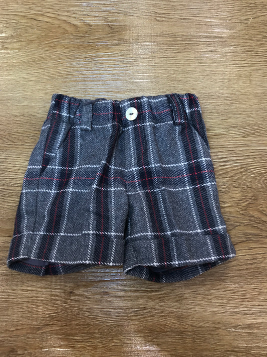 Pantalone Jo Milano in panno a quadroni scozzese nei toni del grigio