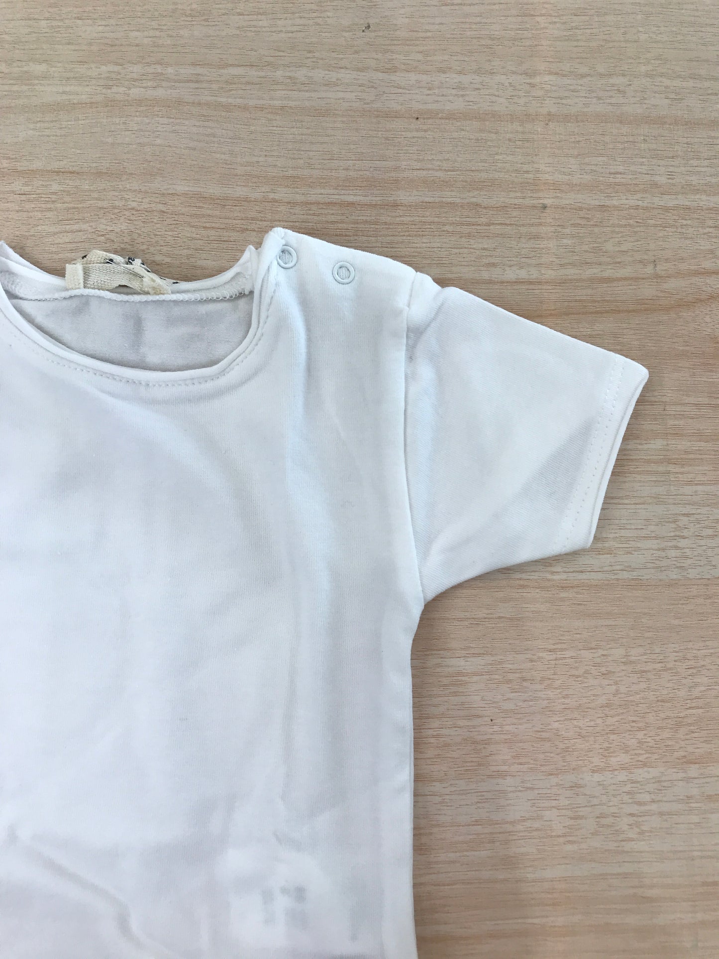 Body Coccodè in cotone mezza manica bianco semplice