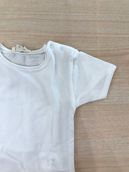 Body Coccodè in cotone mezza manica bianco semplice
