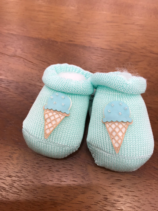 Babbucce Story Loris in filo con applicazione a forma di gelato