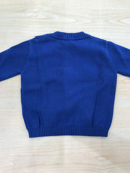 Maglione Jo Milano in filo manica lunga con elicottero sul davanti