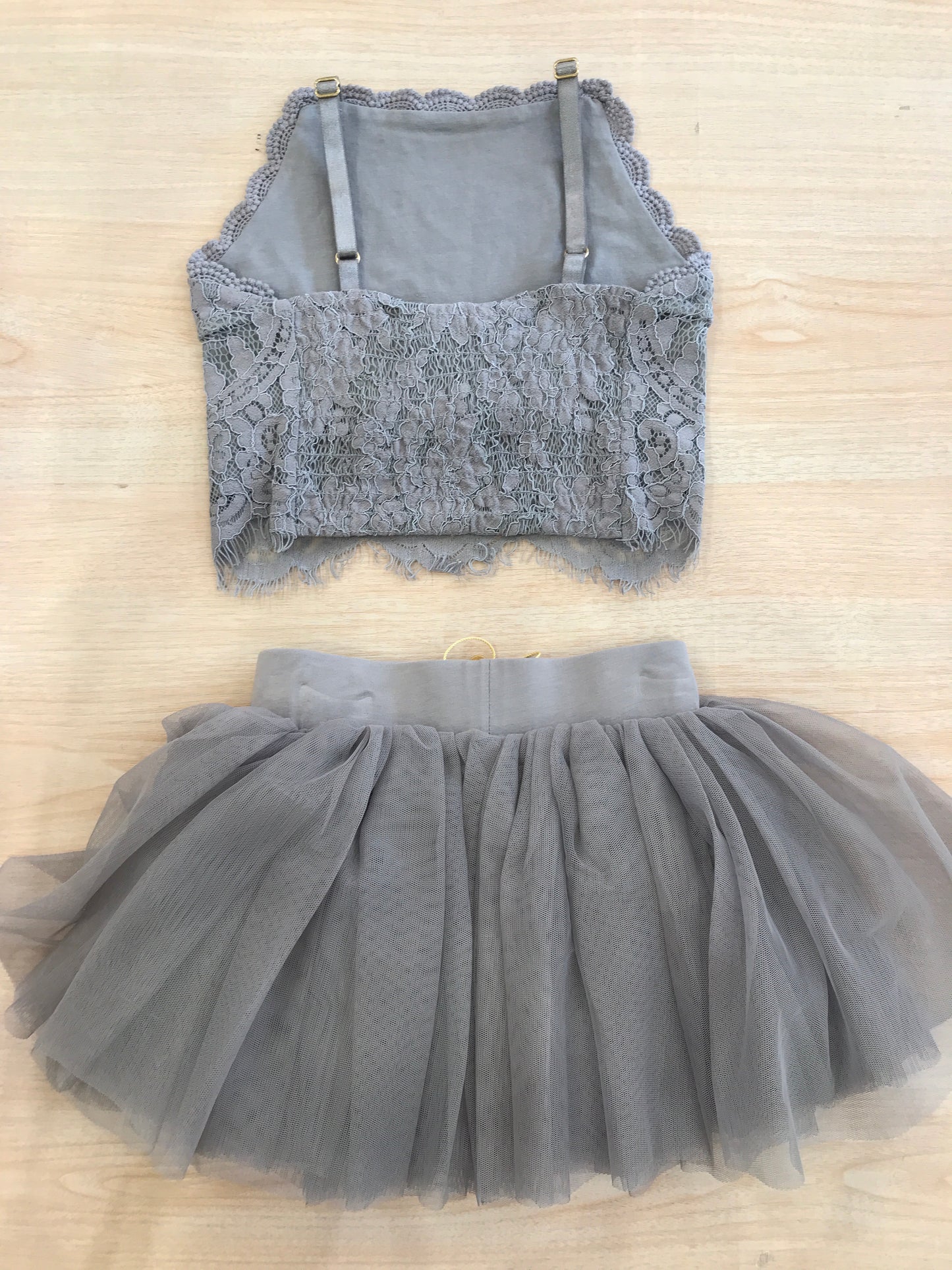 Canotta Angel's face con bretelle in cotone con pizzo