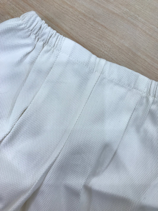 Pantalone Colibrì a sbuffo bianco con elastico in vita