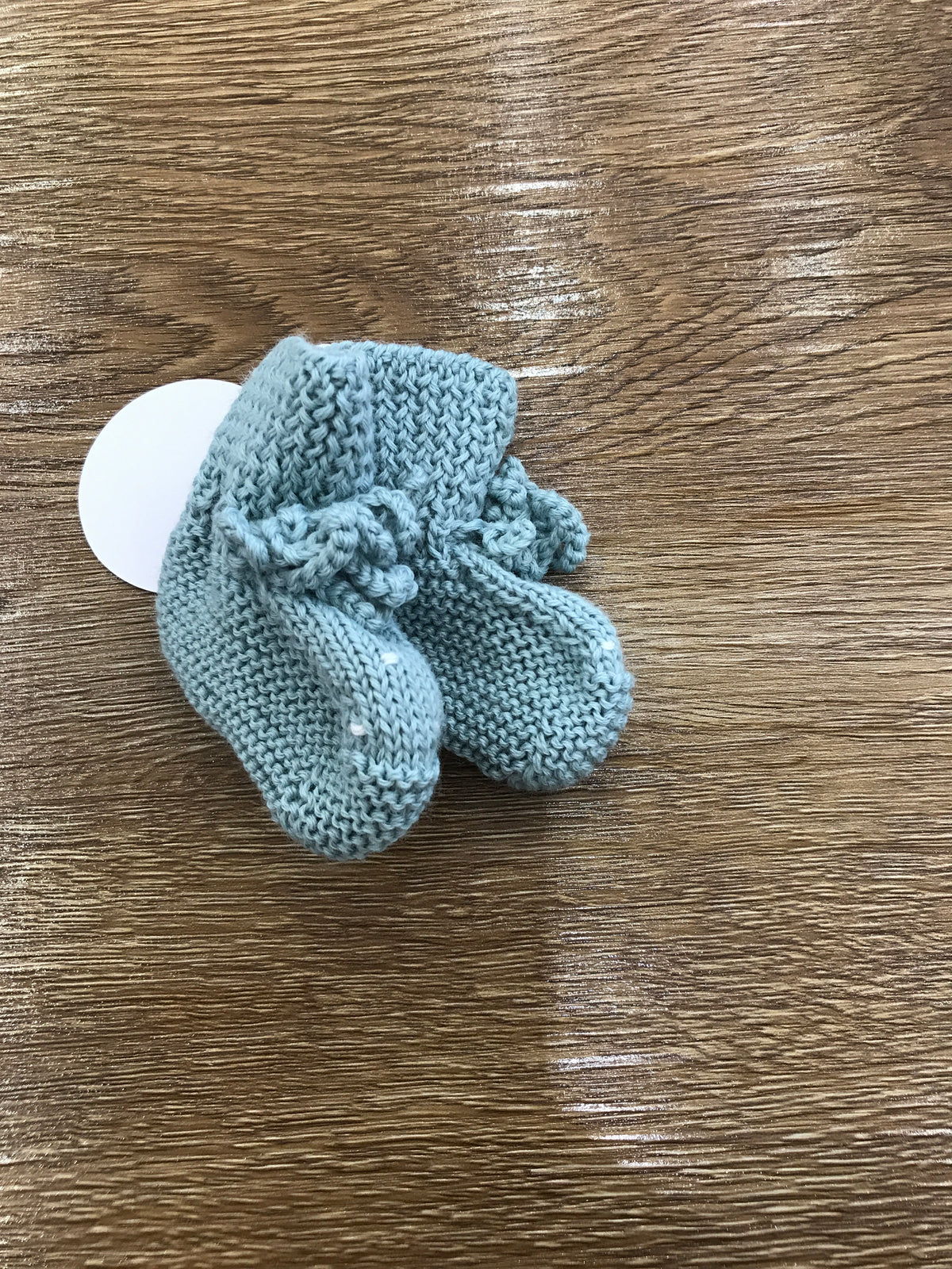 Babbucce Fofettes con piccoli pois sul davanti e fiocchetto
