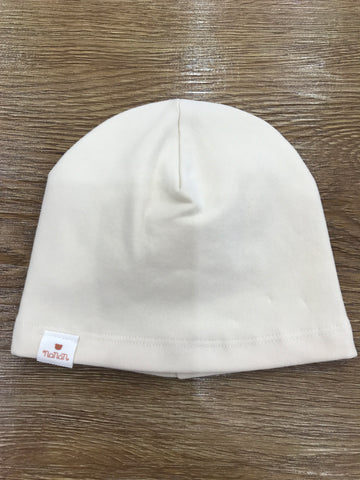 Bavetta Nanan in caldo cotone basico beige felpato all'interno