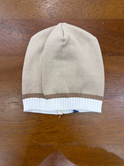 Cappello Colori Chiari infilo di cotone tortora e bianco