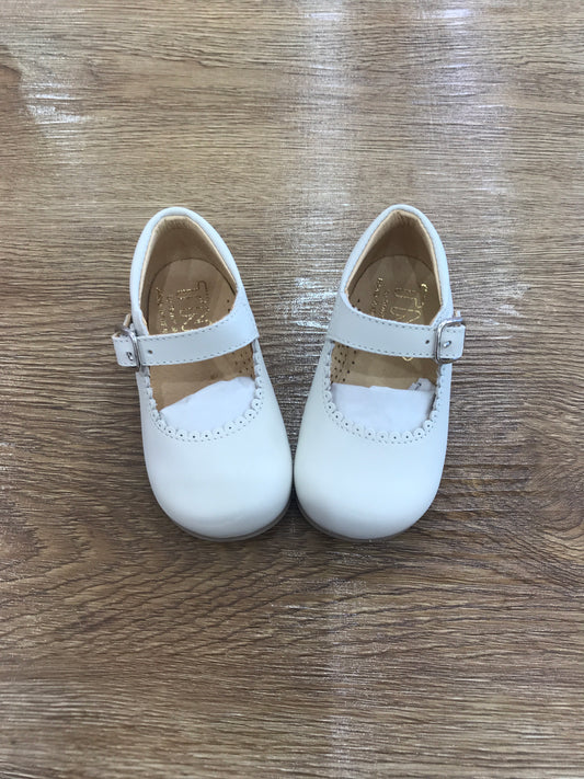 Scarpe Tinny Shoes primi passi in pelle smerlate con cinturino